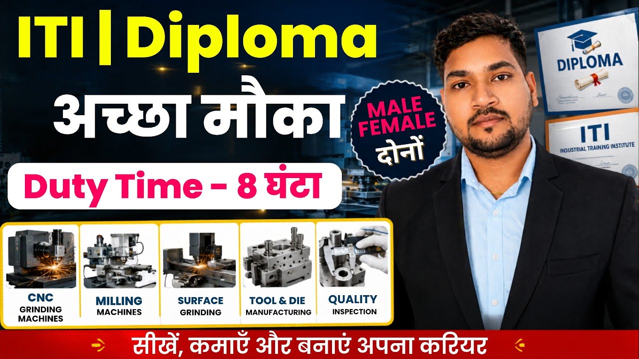 ITI & Diploma Vacancy 2026 | Direct Selection || Freshers Apply Now || Private Job Video 