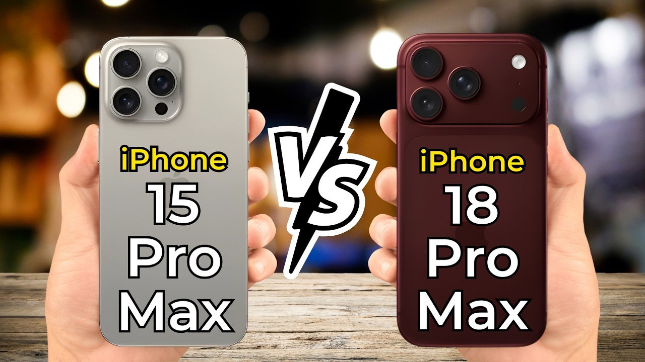 iPhone 18 Pro Max vs iPhone 15 Pro Max 🔥 Full Specs Comparison