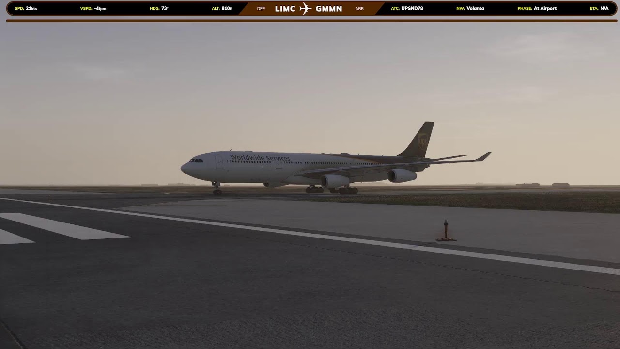 LIMC- GMMN (*part2) | Fullflight A340 iniBuilds