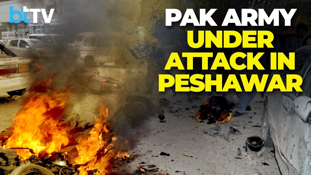 Explosions And Heavy Gunfire Rock Peshawar Para Forces HQ | Attack Caught On Camera