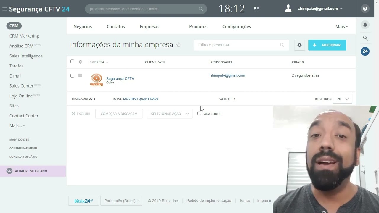 Sistema e APP Gratuito Com modelos de Orçamento e Contratos BITRIX24 Video 1 #crm