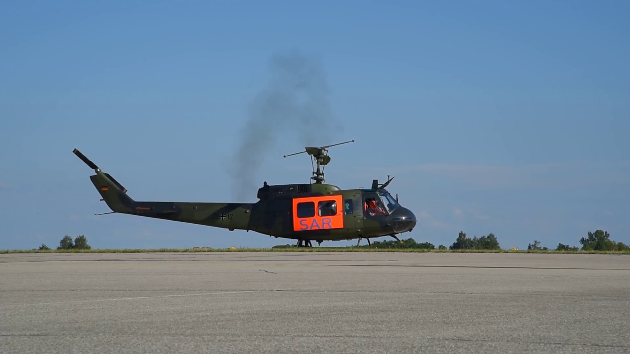 Bundeswehr - Start up SAR 64 - Bell UH-1D - 71+12 - LTG 61 - Landsberg am Lech