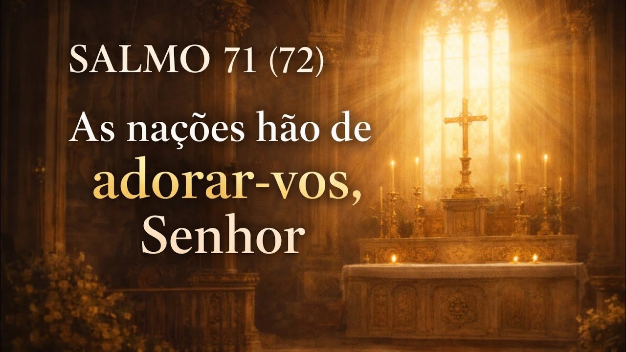 SALMO 71 (72) – As Nações de Toda a Terra Hão de Adorar-vos, ó Senhor | Salmo Responsorial #salmos