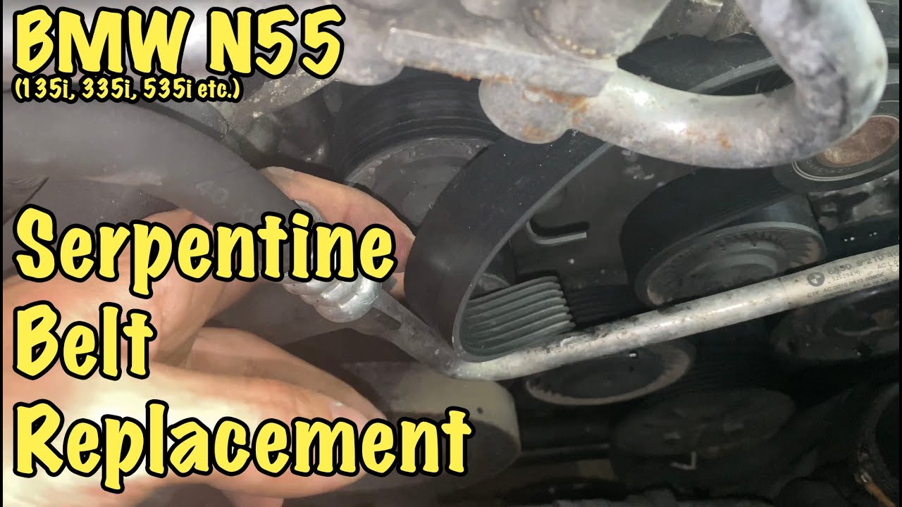 BMW 335i N55 Serpentine Belt Replacement