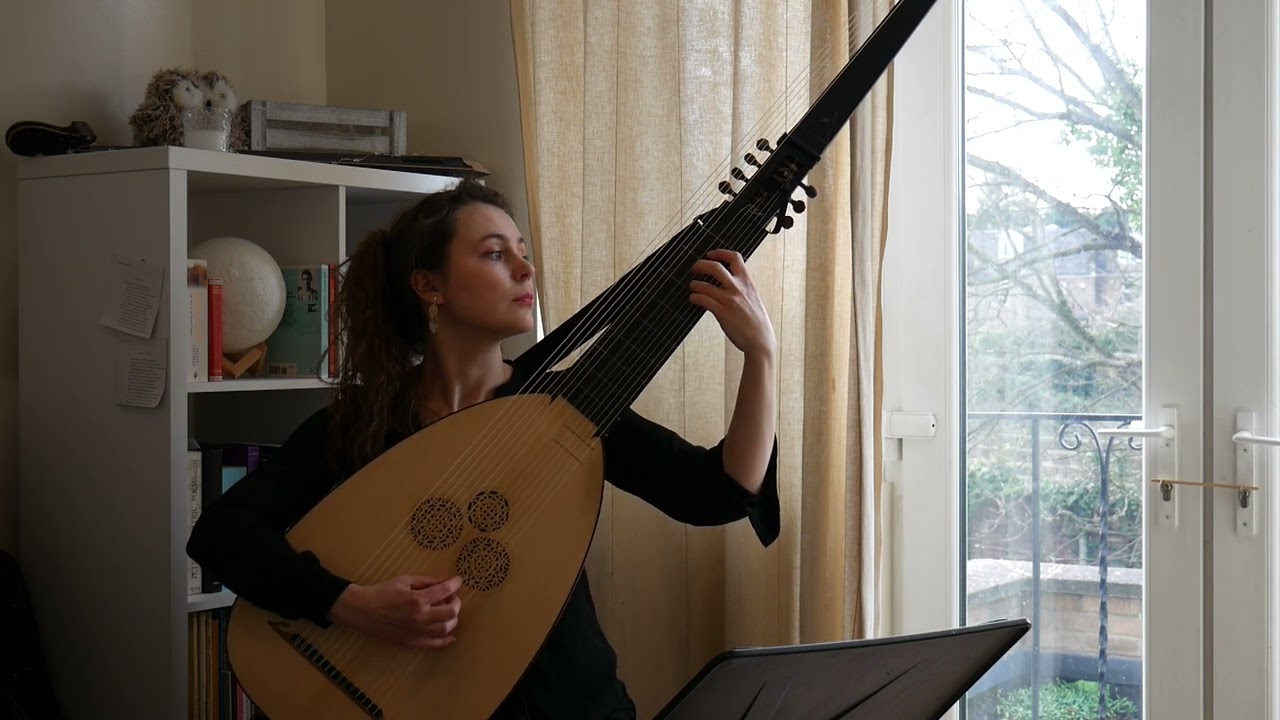 J. S Bach Prelude BWV 1007 (Kristiina Watt - theorbo)