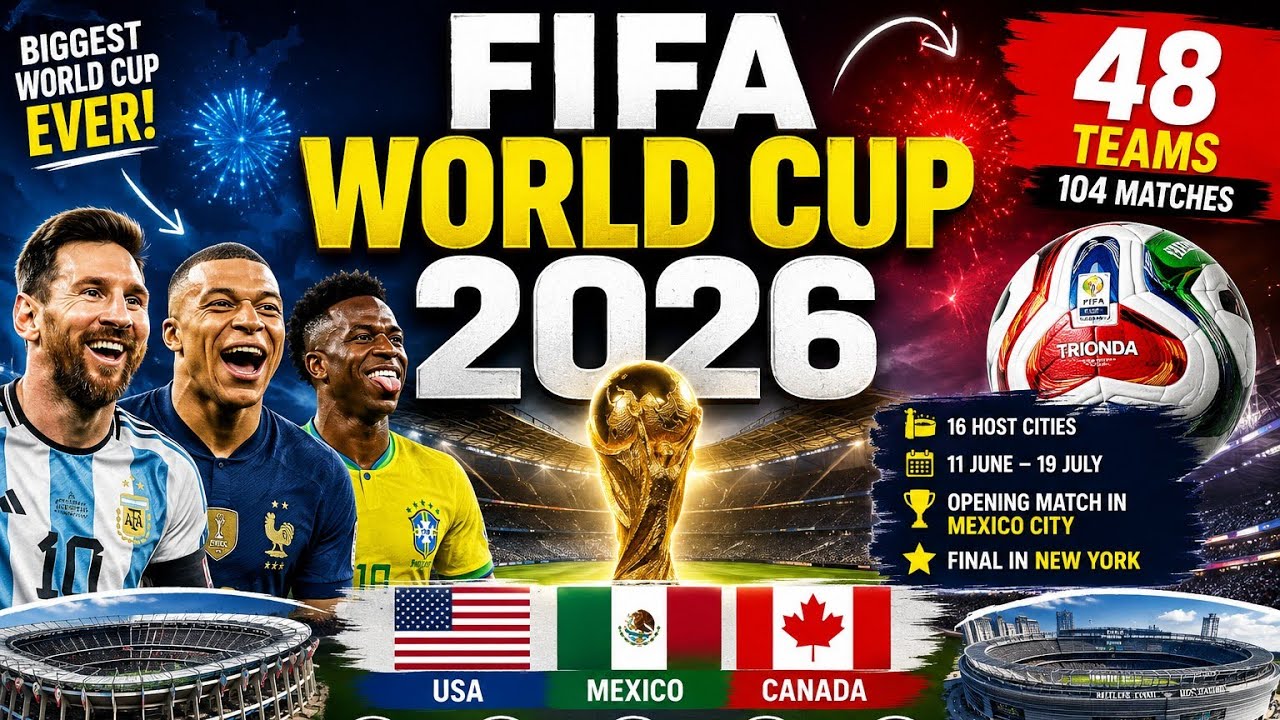 FIFA World Cup 2026 Explained | Host Countries, Teams, Stadiums & New Format | Full Information