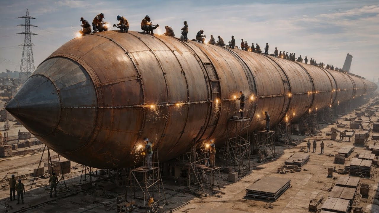 Manufacturing Process Of A Huge Silo Tank With Limited Equipments