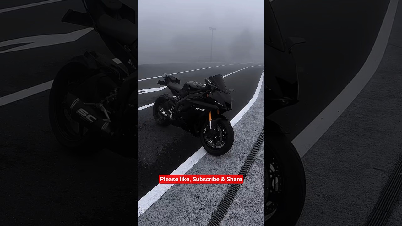 🔥 BLACK YAMAHA R6 — Pure Power & Cinematic Ride | 4K Motorcycle POV