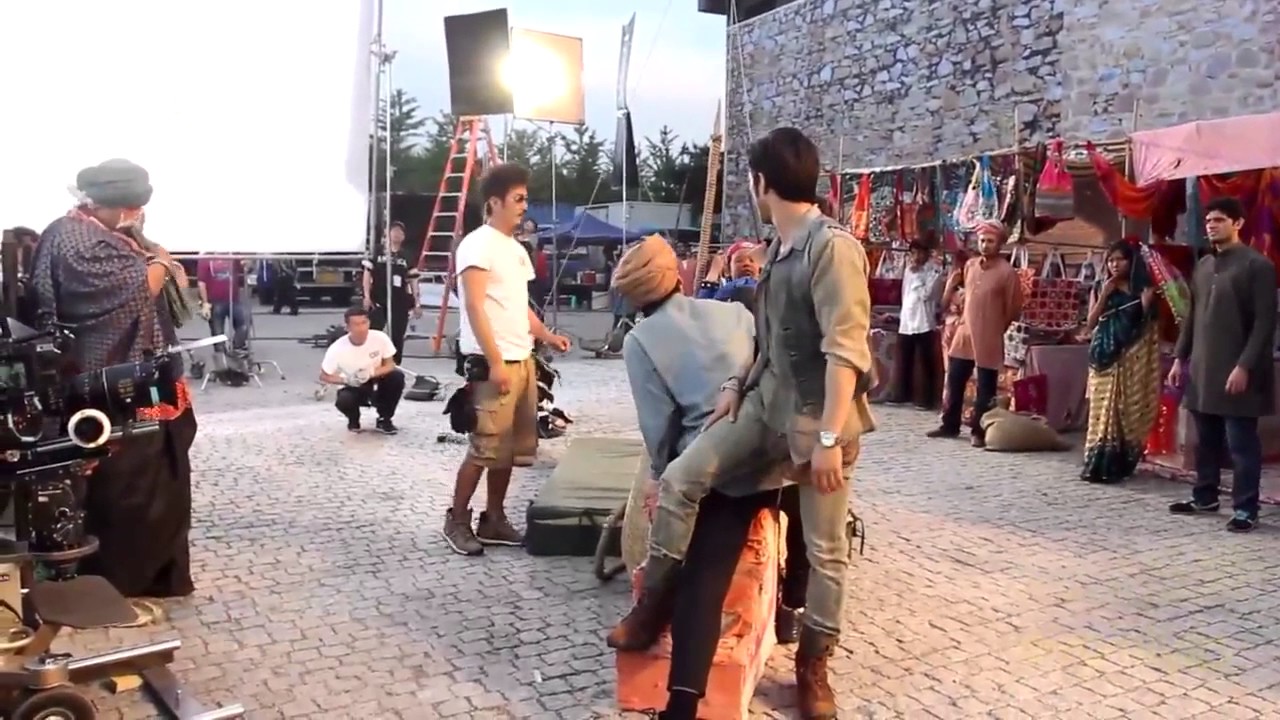 Aarif   KungFu Yoga behind the scenes