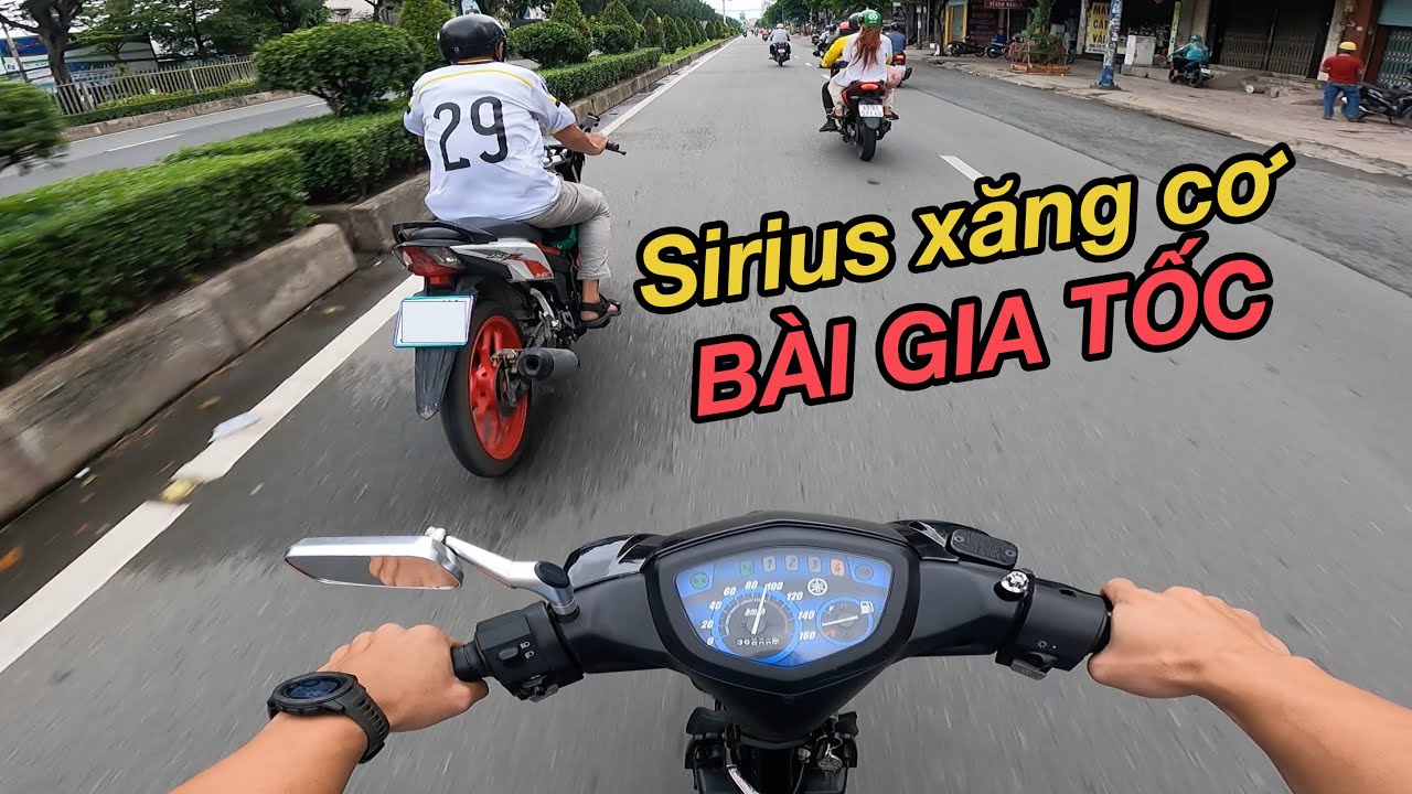 Cấu hình 136cc full BRT cải thiện gia tốc cho Sirius xăng cơ | hình thức rất zin