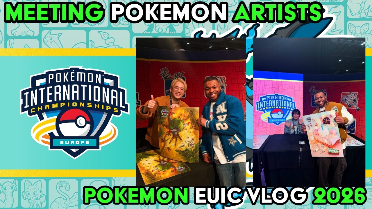 POKEMON EUIC 2026! ВСТРЕЧА С ИЗВЕСТНЫМИ ХУДОЖНИКАМИ, СОЗДАЮЩИМИ РАБОТЫ ПО ТЕМЕ ПОКЕМОНОВ, И ПОСЕЩ...