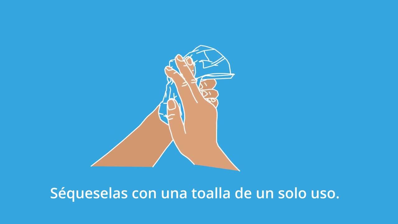 Pasos para un correcto lavado de manos