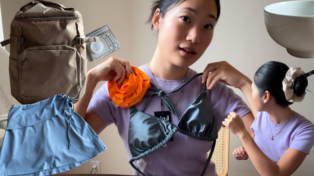 브라질 여행 준비하는 muji & knix 쇼핑 언박싱 haul 🇧🇷🍊👙| boxing week unboxing