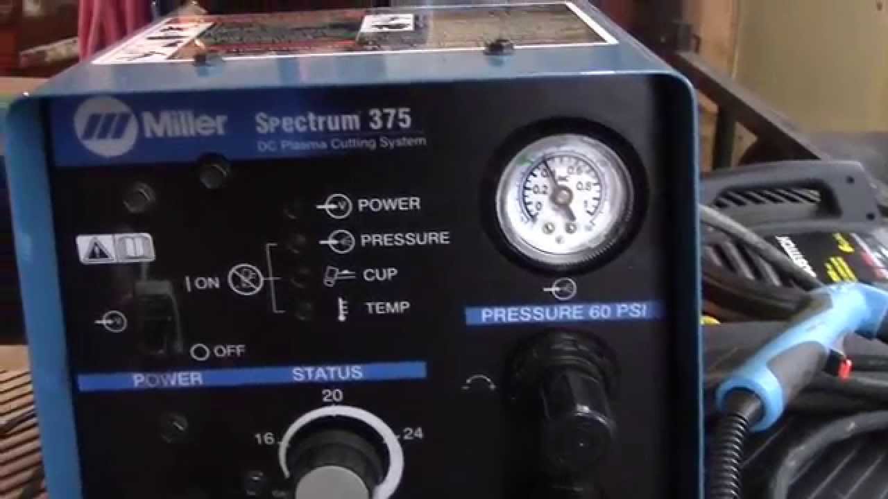 Miller Spectrum 375 Plasma Cutter Review