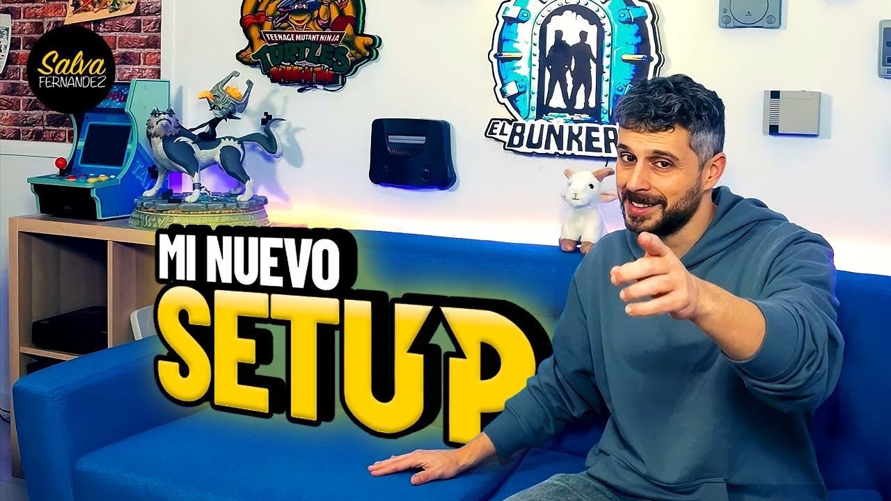 Mi nuevo setup: sala para grabar, jugar y más