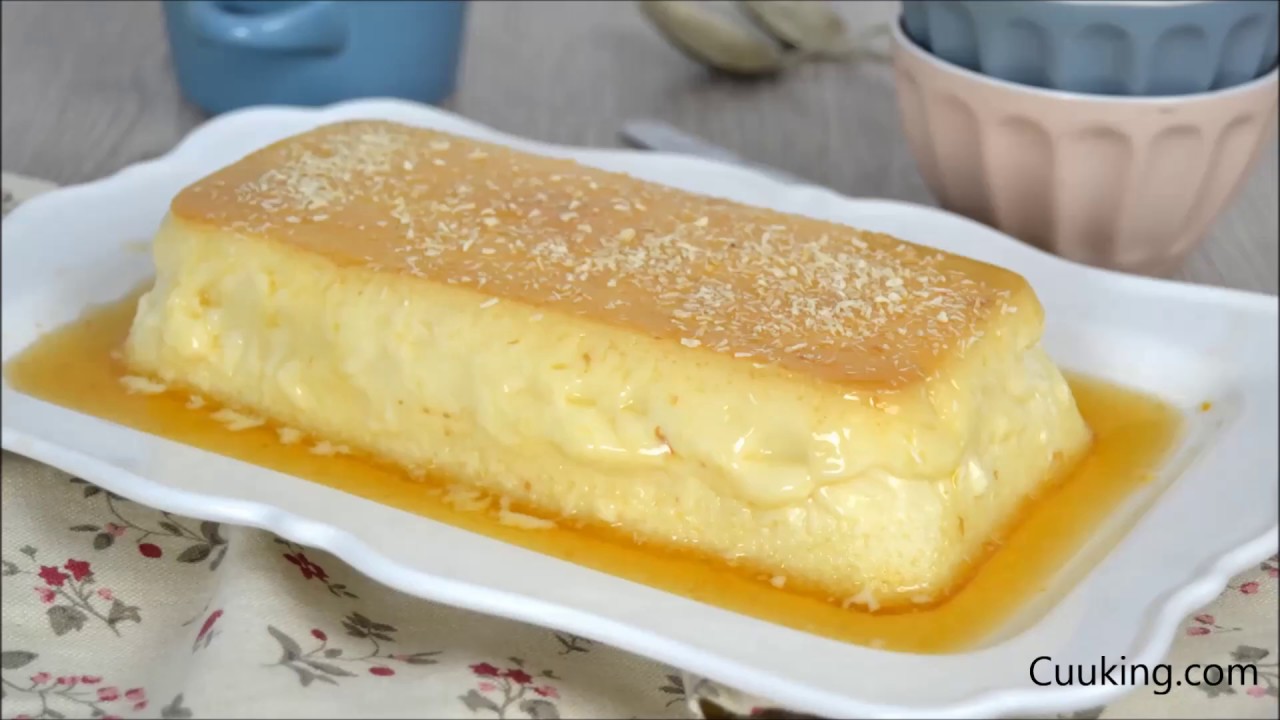 Flan de coco y leche condensada ¡Con dos texturas deliciosas!
