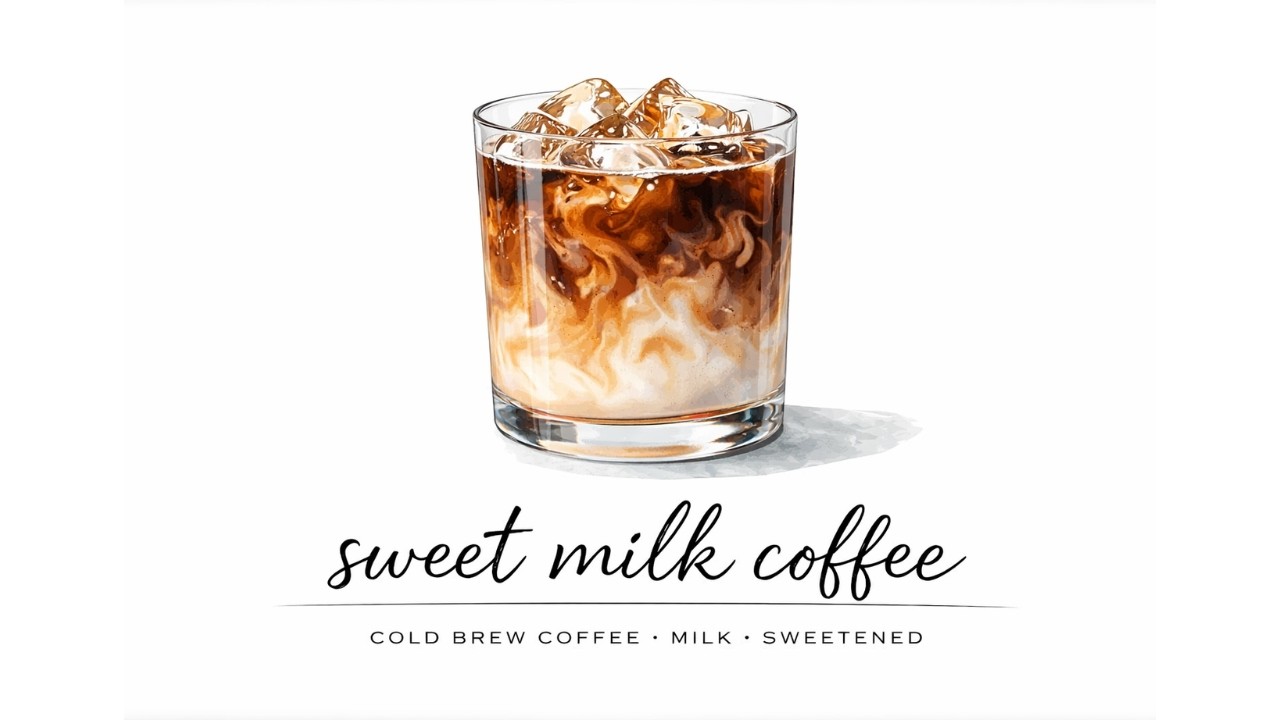 Sweet Milk Coffee. 스위트 밀크 커피