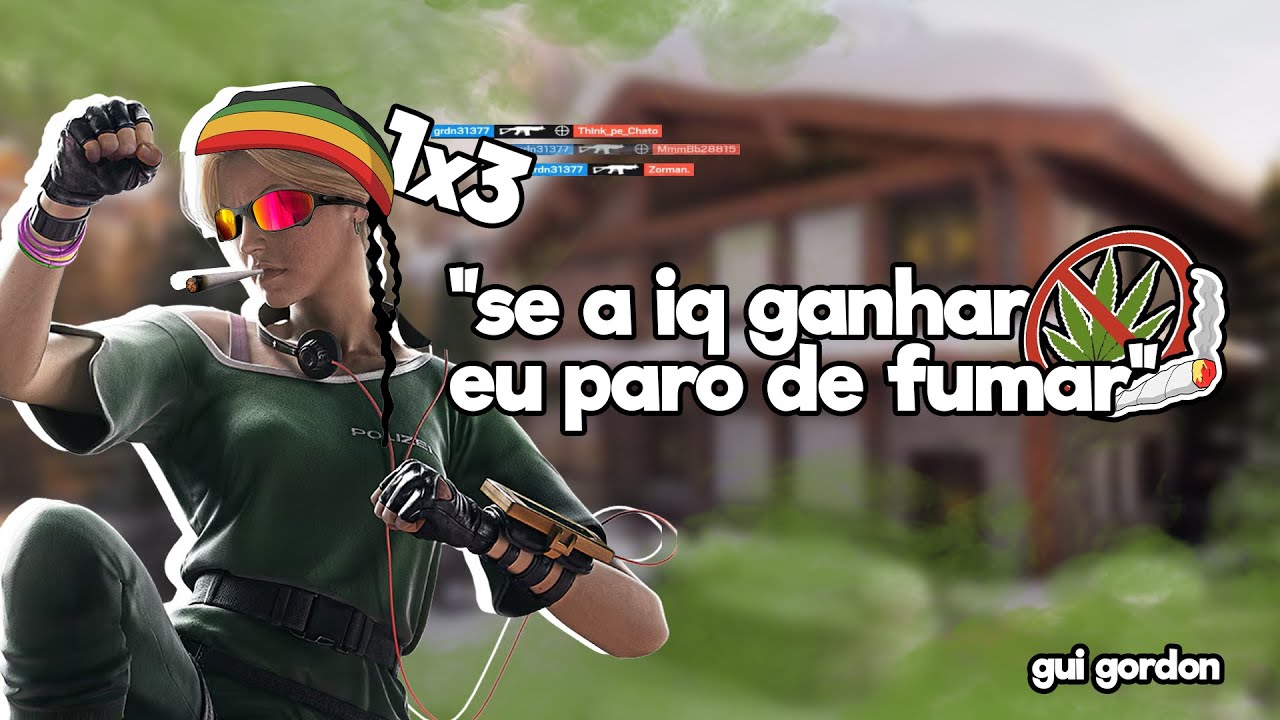 SE O GORDON GANHAR EU PARO DE FUMAR