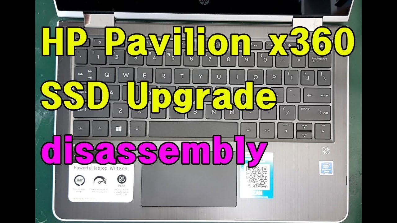 HP Pavilion x360 SSD Uparade disassembly x360 11m-ad113dx 수리맨