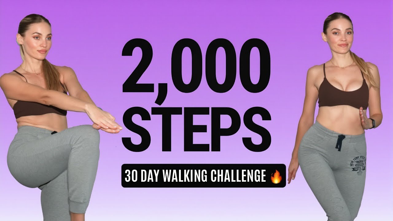 Walk 2,000 Steps With Me 🚶&zwj;♀️ 30 DAY WALKING CHALLENGE 4K