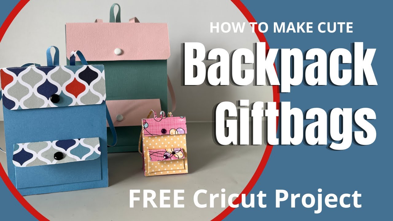 My New Free Project Design - Super Cute Backpack Gift Bag in 3 Sizes 
