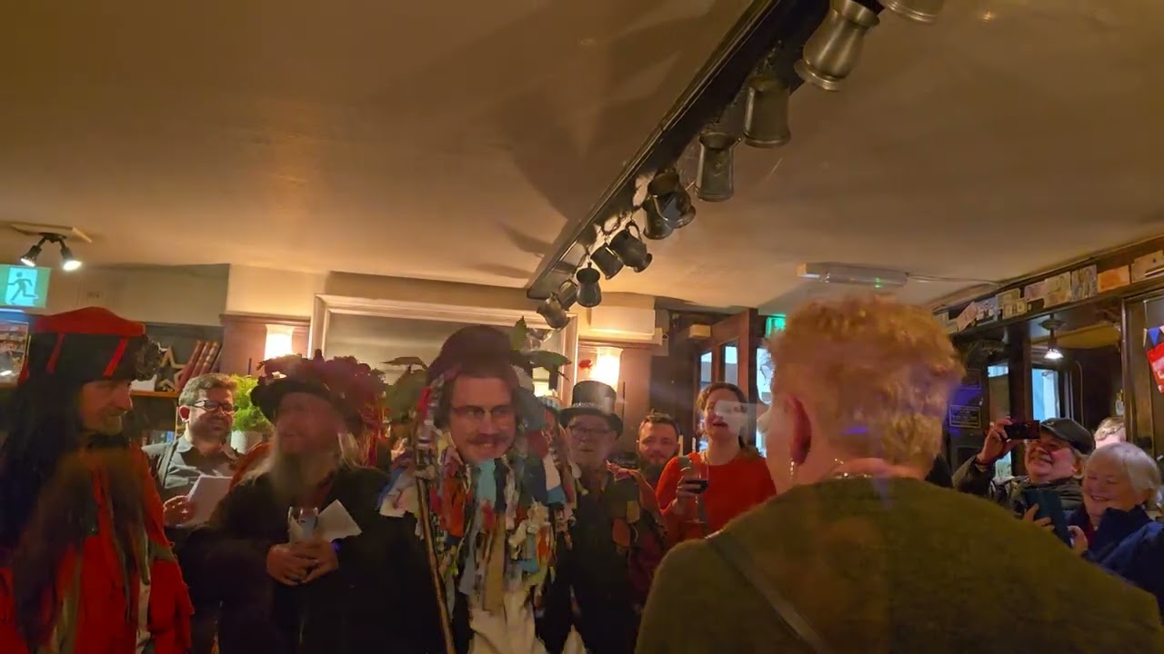 Mummers Play by Pilgram Morris - 12th Night - Guildford - Surrey 