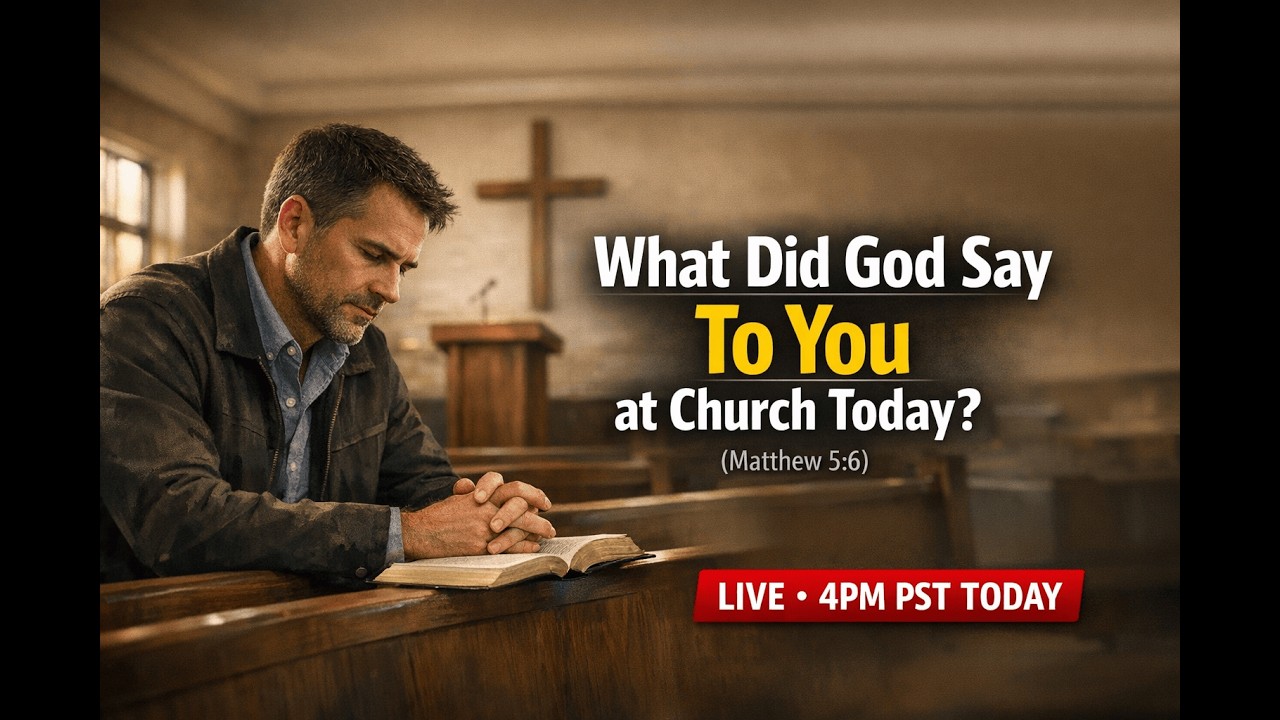 Day 39: What Did God Teach You At Church Today?