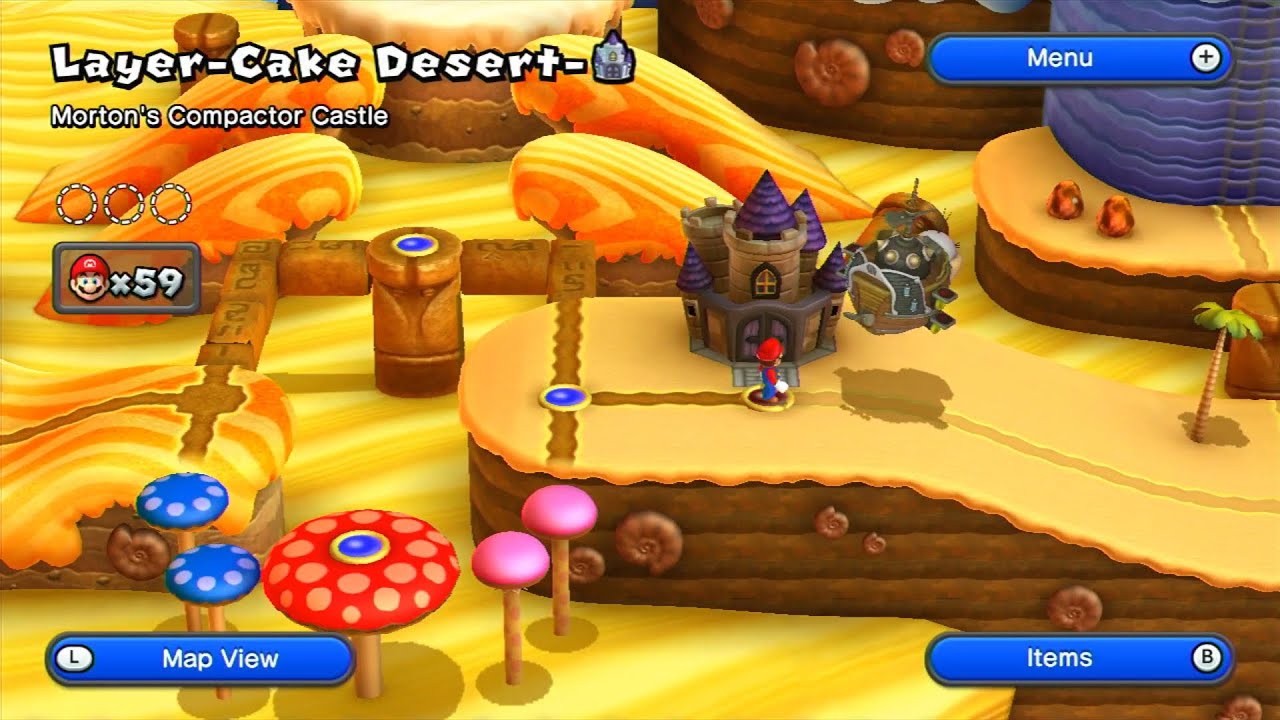 New Super Mario Bros. U - (2-Castle) - Morton's Compactor Castle