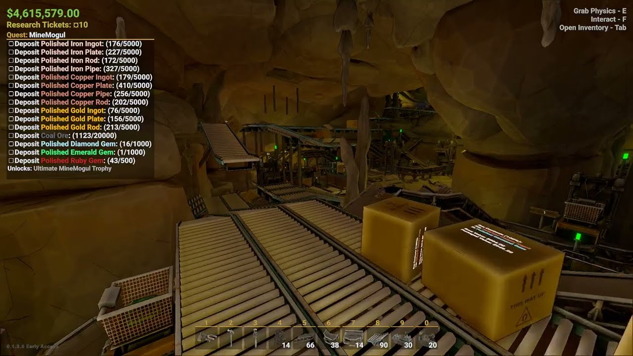 MineMogul Micro Forging, Going for Lowest Item Count possible!