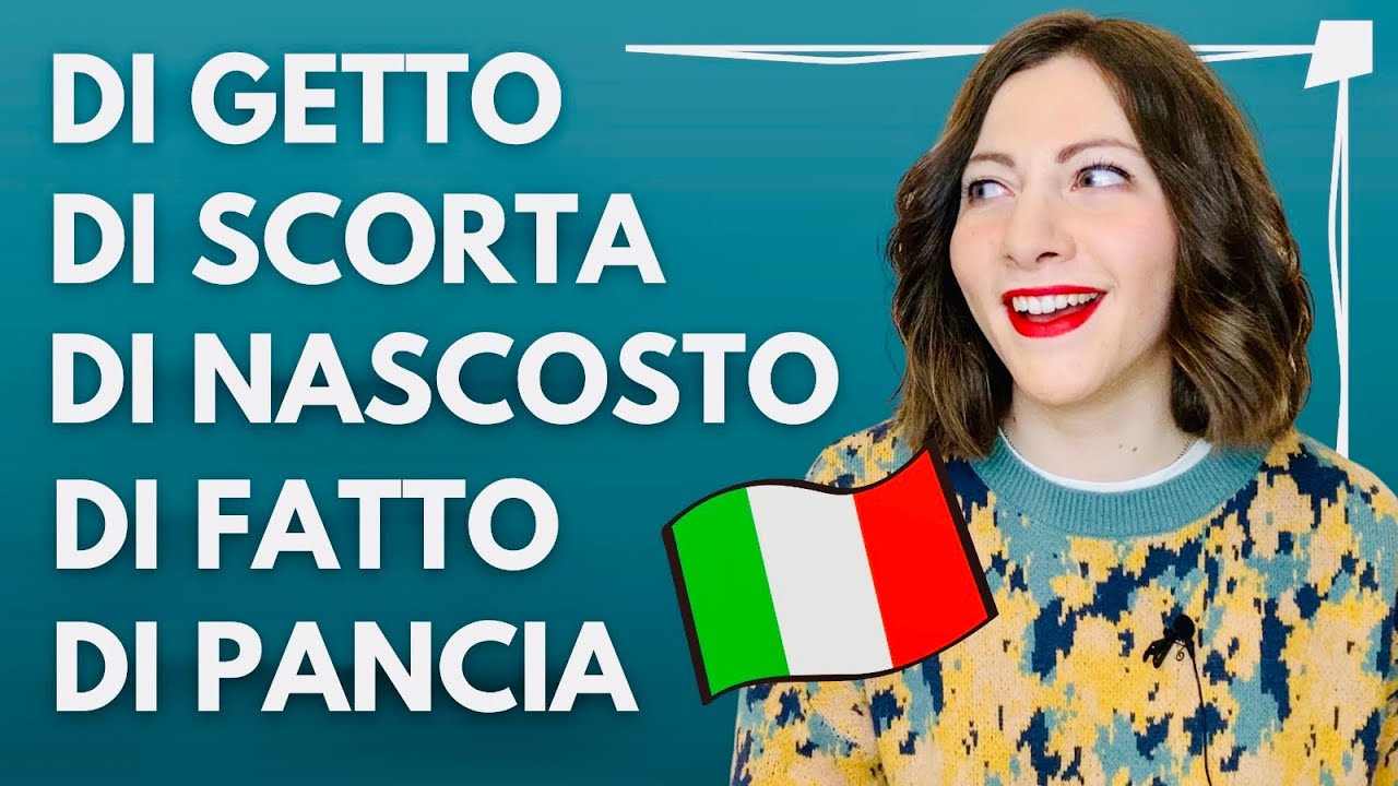 12 ESPRESSIONI con la Preposizione «DI» che ti AIUTERANNO a PARLARE/CAPIRE meglio l'italiano 🇮🇹