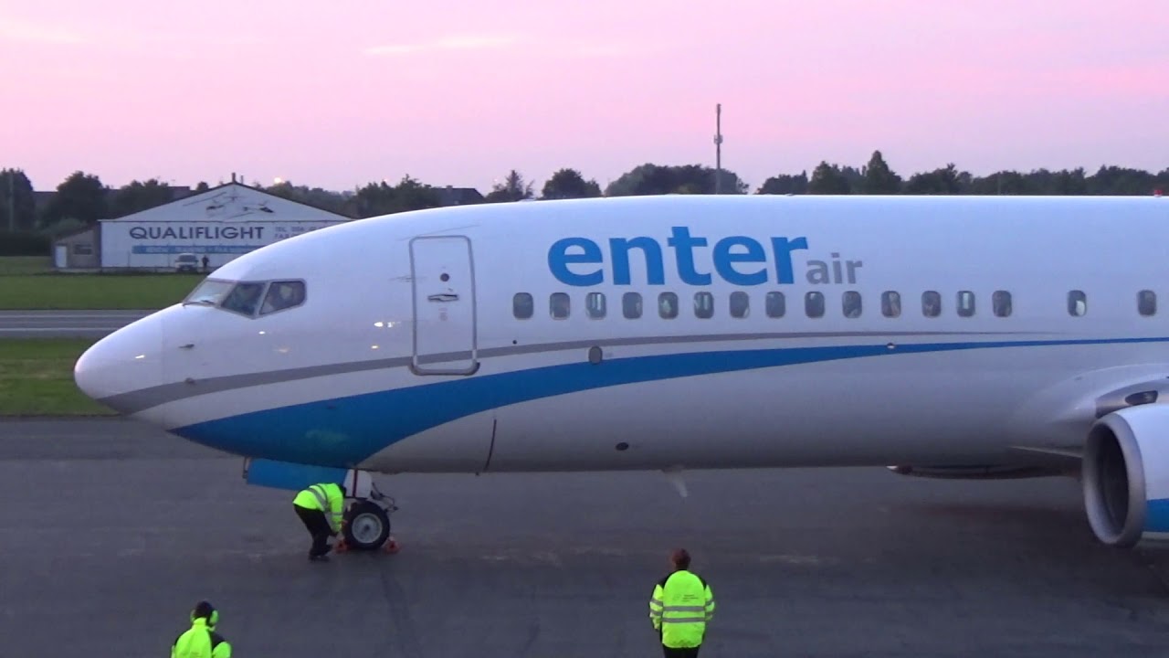 SP-ENO Enter Air Boeing 737-8AS(WL) @ Kortrijk-Wevelgem (KJK / EBKT)
