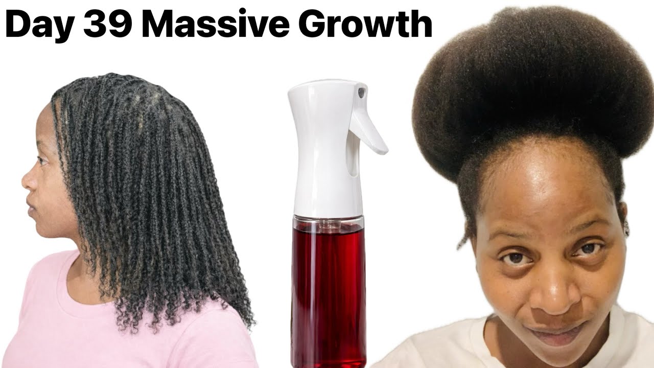I’m now on day 39 on this hair challenge & my hair is growing so fast. Copy this challenge in