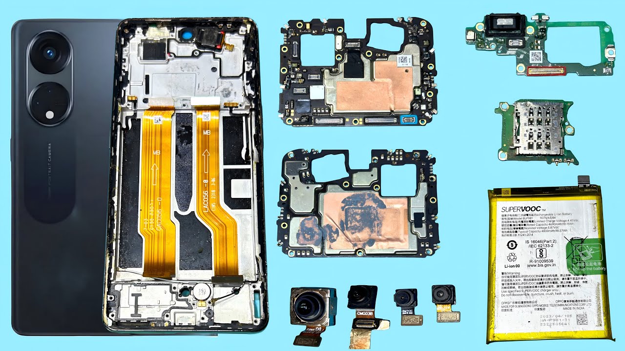 Oppo Reno 8t disassembly / oppo reno 8t 5g back panel change / oppo Reno 8t teardown / open panel 