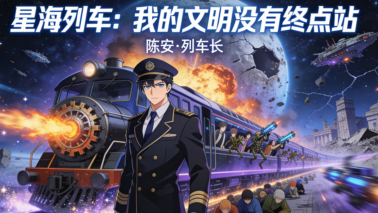 【動漫上新】🔥 《星海列車：我的文明沒有終點站》母星炸了，我成了星際列車長。 我的文明沒有故鄉，只有前方。 乘客們，系好安全帶，前方星球——折開模式啟動。#動畫#逆襲#小說#動畫#智绘