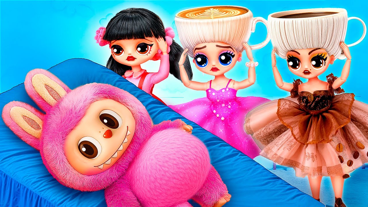 LABUBU Bebeği Squid Game'de Anne Oldu! LOL OMG Kendin Yap Videoları