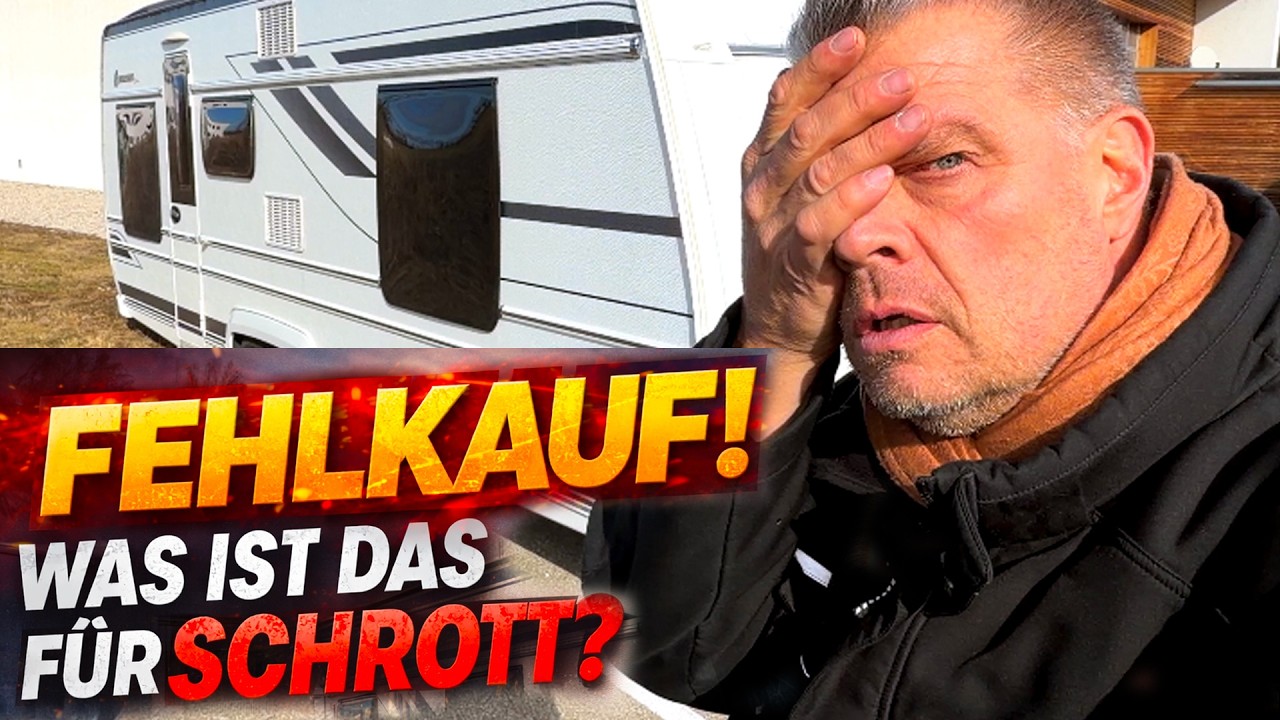 Was habe ich da wieder gekauft?! Luxus-Wohnwagen mit Albtraum-Mängeln!