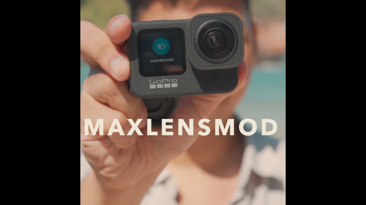 Fake Drone shot with GoPro Max Lens Mod