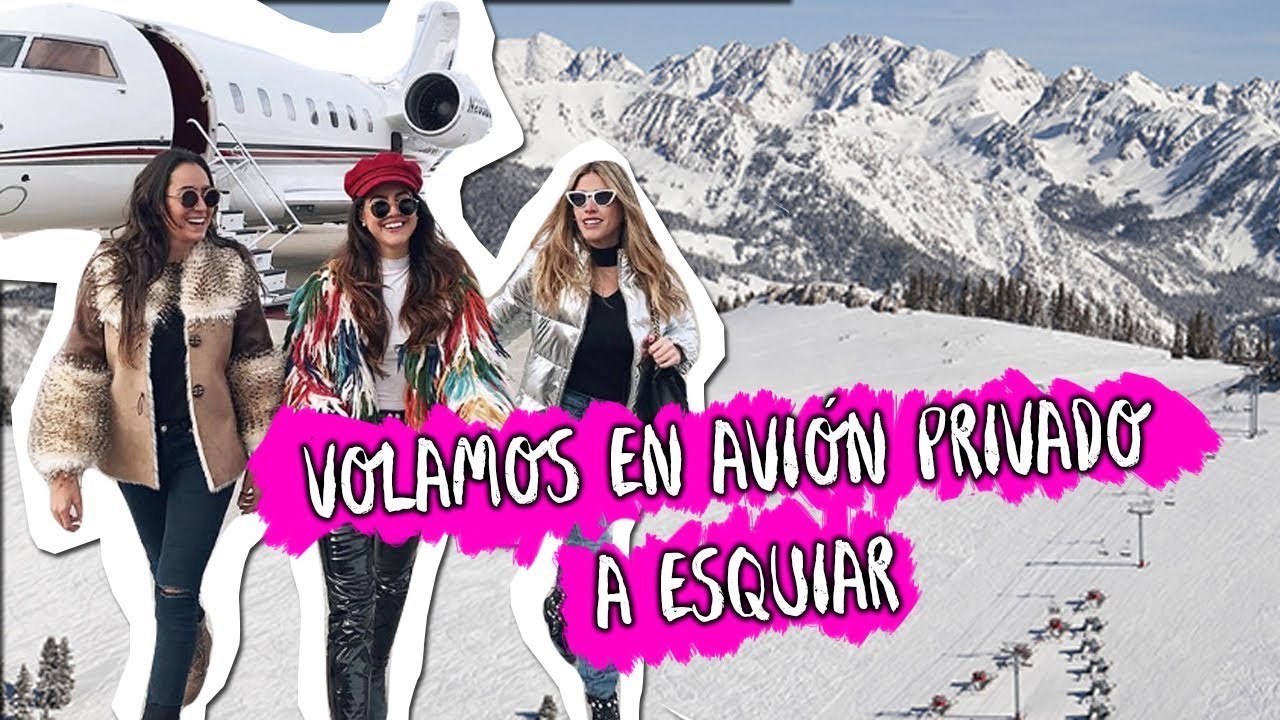 VOLAMOS EN AVIÓN PRIVADO A ESQUIAR // PAMALLIER