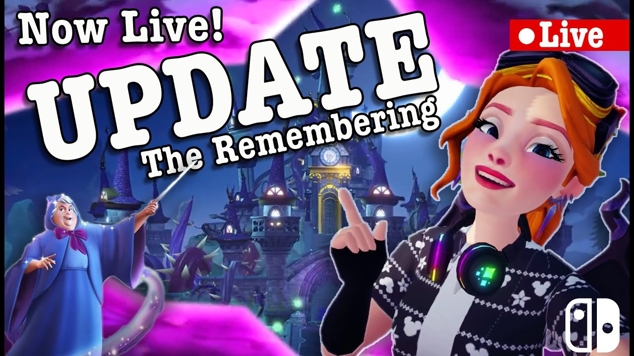 Live Stream: NEW UPDATE 5 is here! Day 1 | The Remembering | Disney Dreamlight Valley | on switch