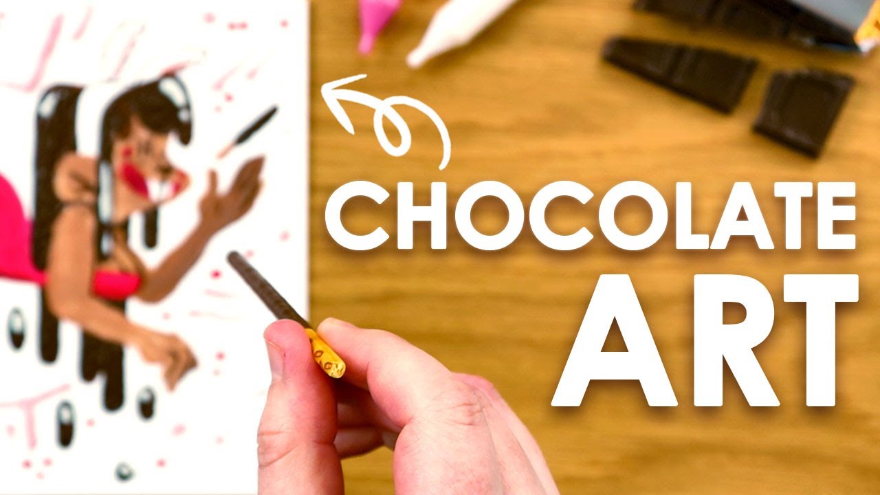 PAINTING with CHOCOLATE?! - デコチョコ