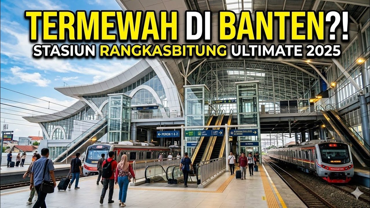 JADI STASIUN TERMEWAH DI BANTEN.?! Revitalisasi Stasiun Rangkasbitung Ultimate 2025 Bikin Pangling❗️
