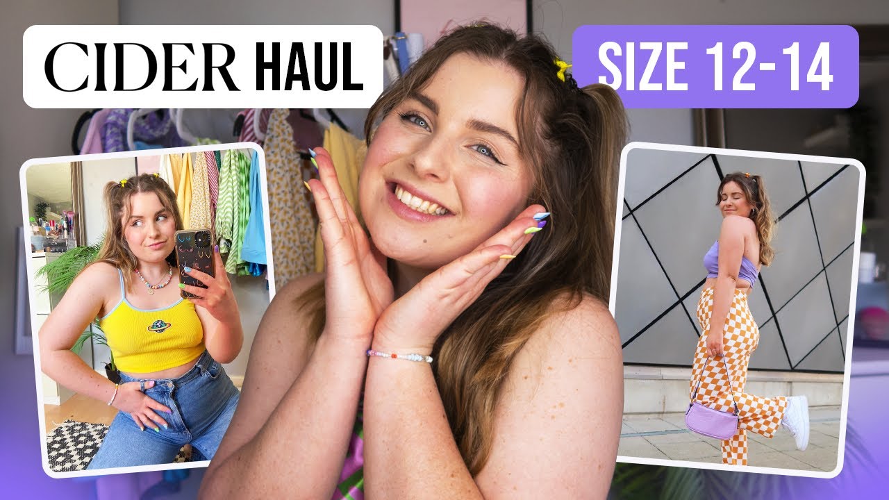 MIDSIZE GIRL TRIES CIDER! / Size 12-14 Try On Haul