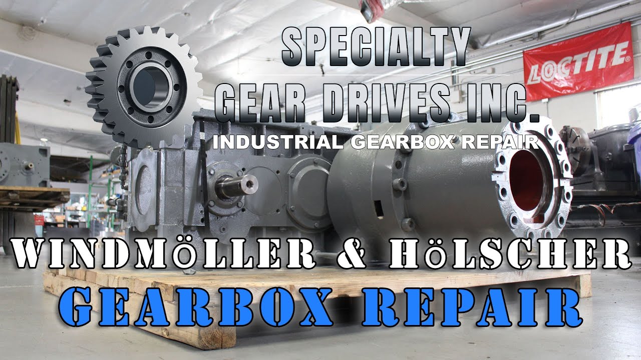 Windmöller & Hölscher Gearbox Repair | Multi-Stage Helical Drive Rebuild by SpecialtyGearDrives.Com