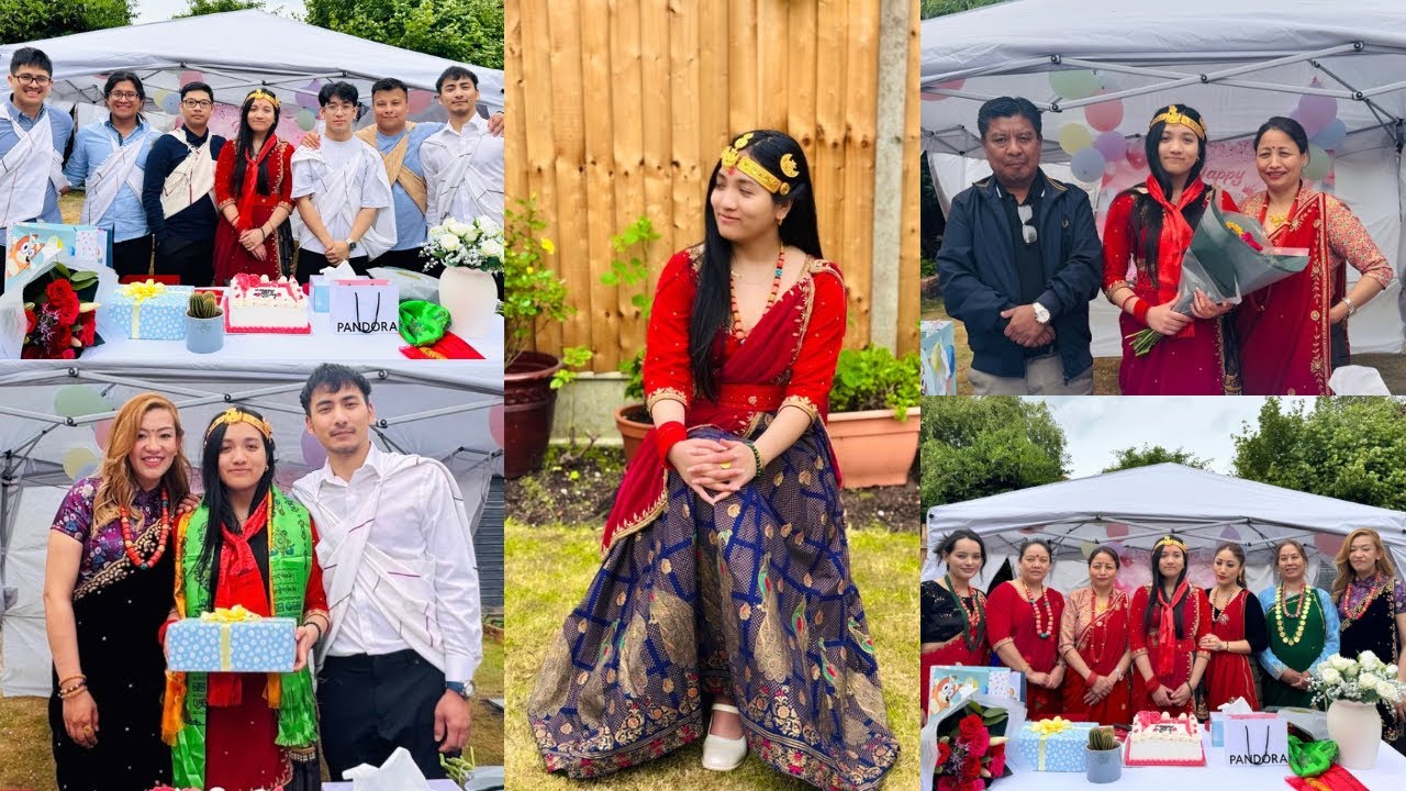 Celebrating our daughter's 18th birthday अनी बुहारीको Face reveal /Uklife /Ismi Grg