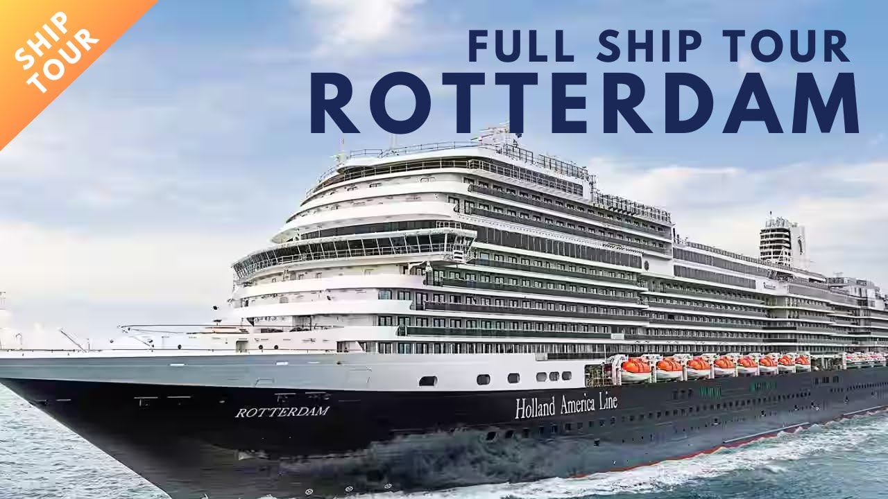 Holland America Line Роттердам: полный обзорный тур