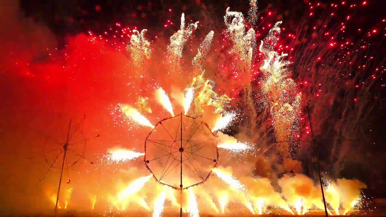 Qrendi, Malta - Ground Fireworks Finale - Santa Marija 14.08.2018