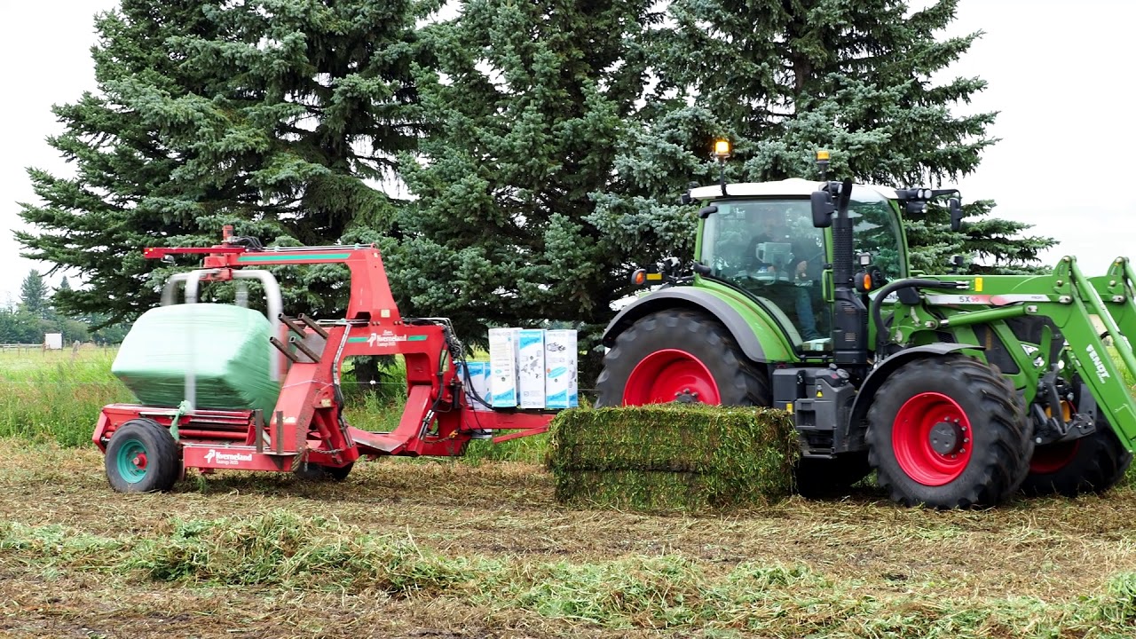Fendts 828, 718,Claas 5300, silage baling peas, kevnerland Wrapper.