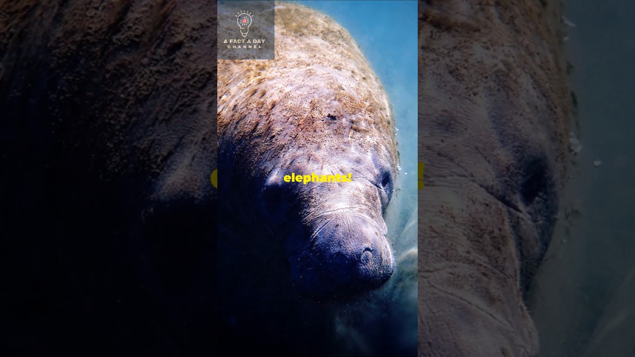 5 Fun Facts About Manatees! #animalfacts #animals #manatee