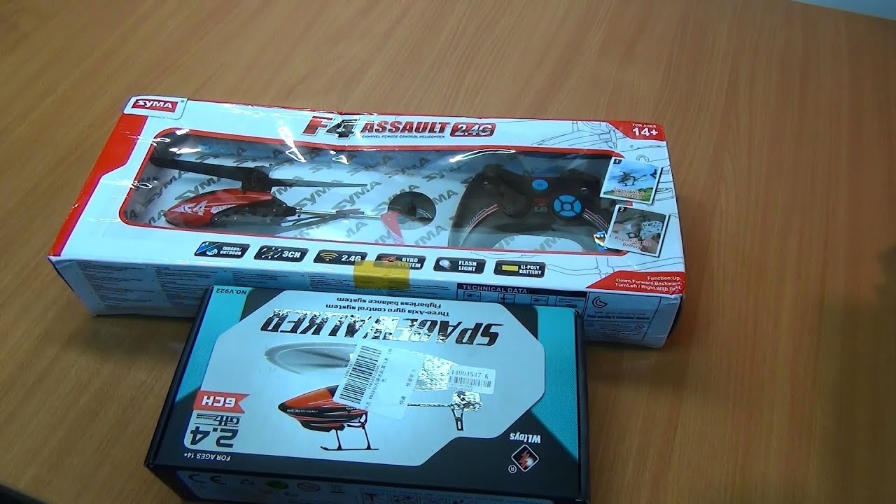 Syma F4 и Wltoys V933 , 3 и 6 каналов