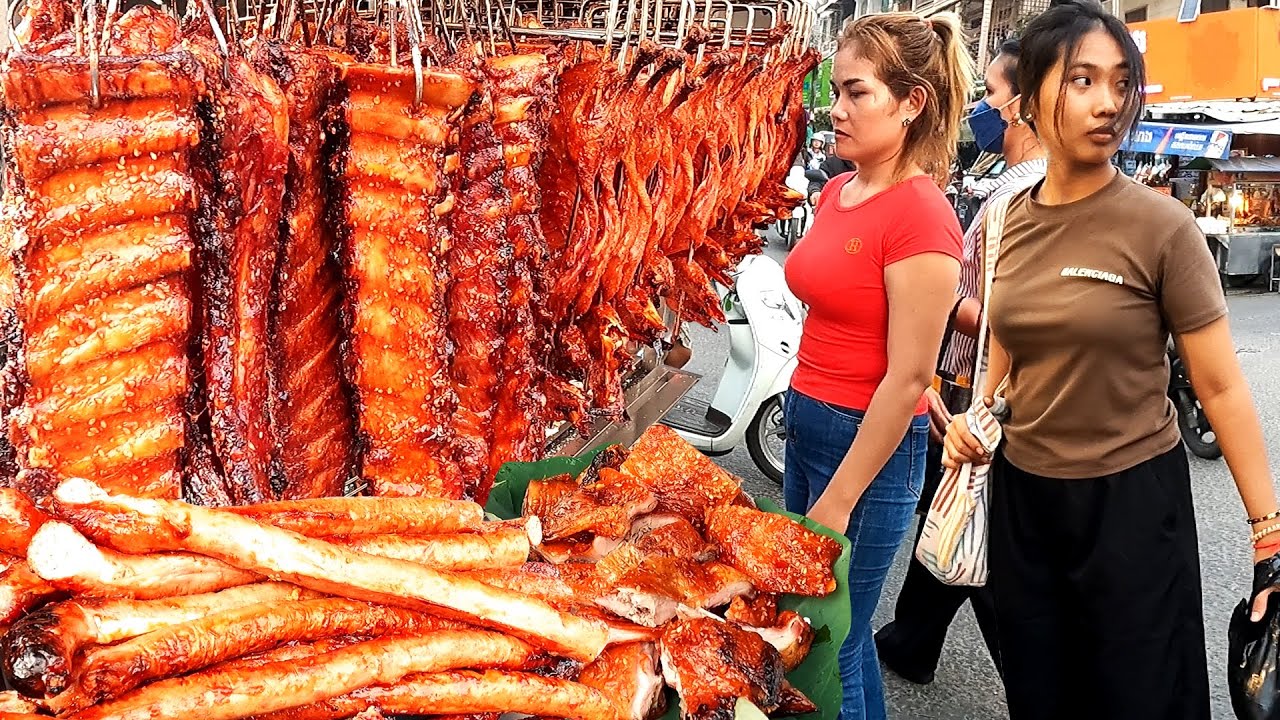 Nearly Khmer new year! Most popular grilled duck, pork & sausage